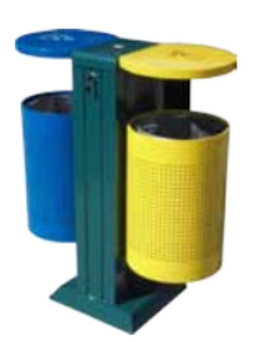 Park Trash Can / Waste Receptacle / Recycling Bin (Circular)